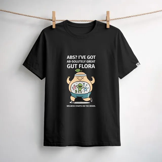 nature-s-finest-gut-flora-t-shirt-wei-lustiger-spruch image 1