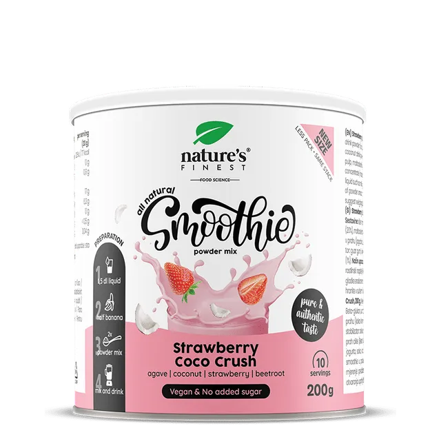 nature-s-finest-gesunde-ern-hrung-smoothie-powder-erdbeer-kokos image 1