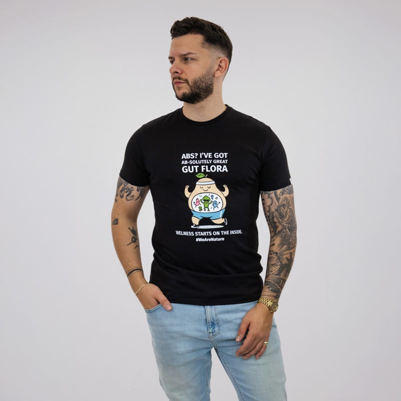 nature-s-finest-gut-flora-t-shirt-wei-lustiger-spruch image 3