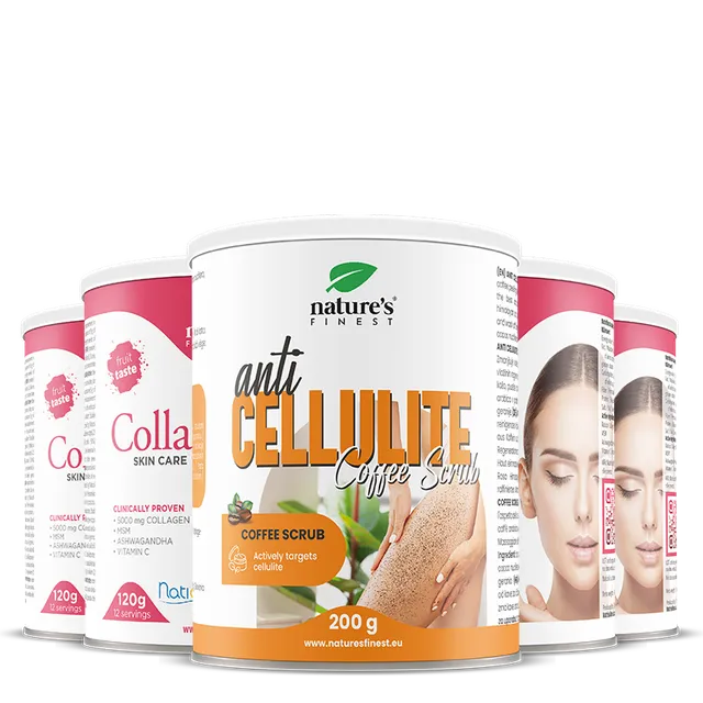 nature-s-finest-collagen-skincare-pulver-erdbeere-kaffeepeeling-5er-set image 1