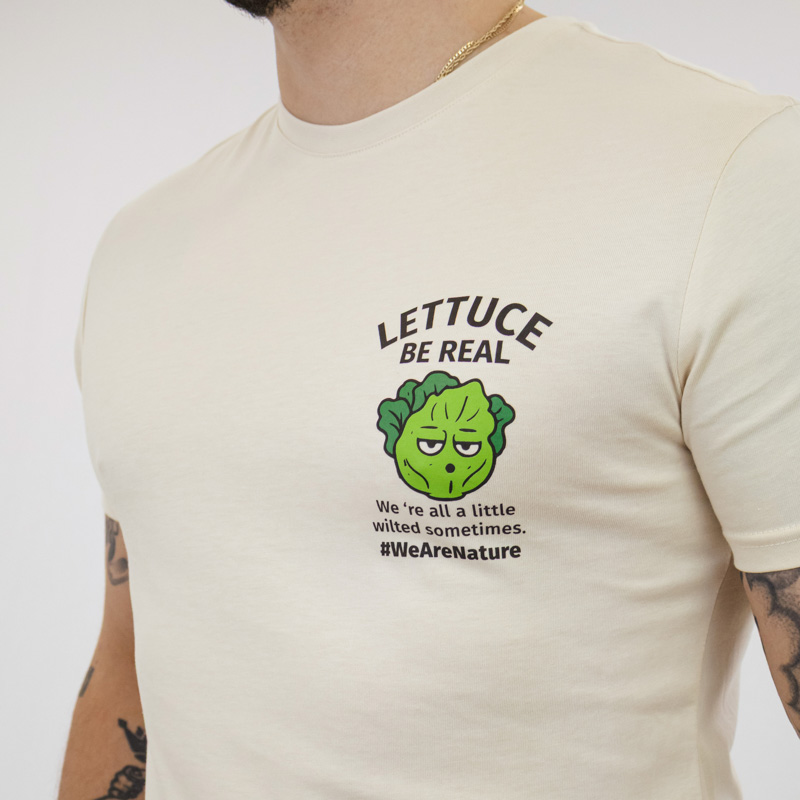 nature-s-finest-lettuce-be-real-t-shirt-baumwolle image 2