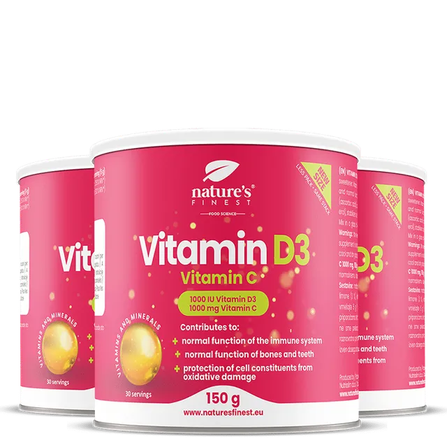nature-s-finest-vitamine-vitamin-d3-vitamin-c-paket-kapseln image 1