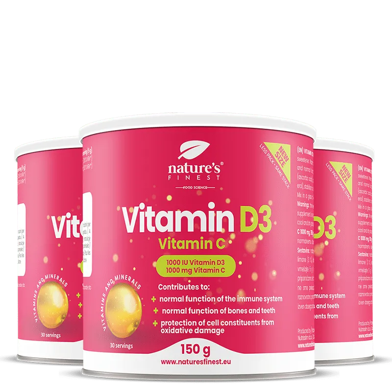 nature-s-finest-vitamine-vitamin-d3-vitamin-c-paket-kapseln image 1