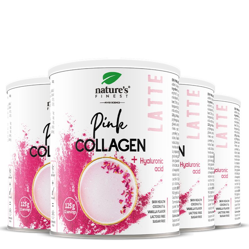 nature-s-finest-pink-latte-collagen-pulver-erdbeere-paket image 1