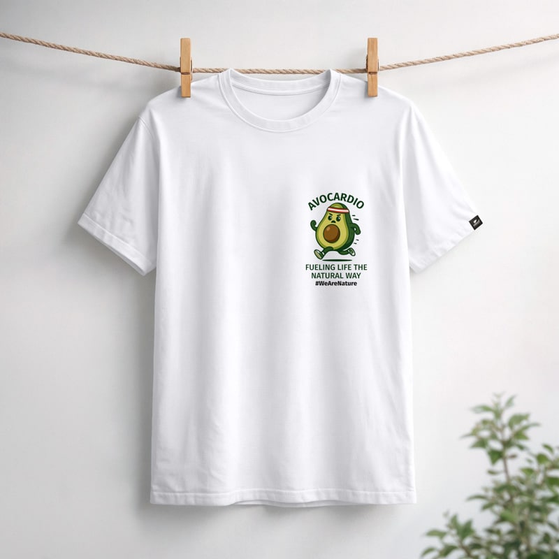 nature-s-finest-avocardio-t-shirt-spruch-shirt-mit-avocado image 1