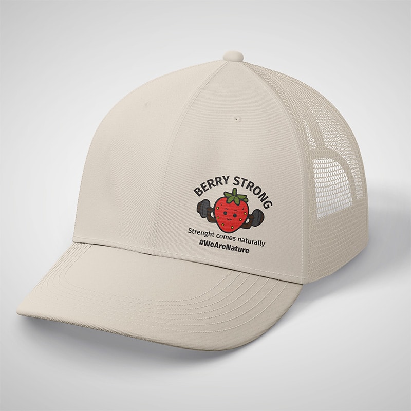nature-s-finest-berry-strong-cap-basecap-kappe-mit-spruch image 1
