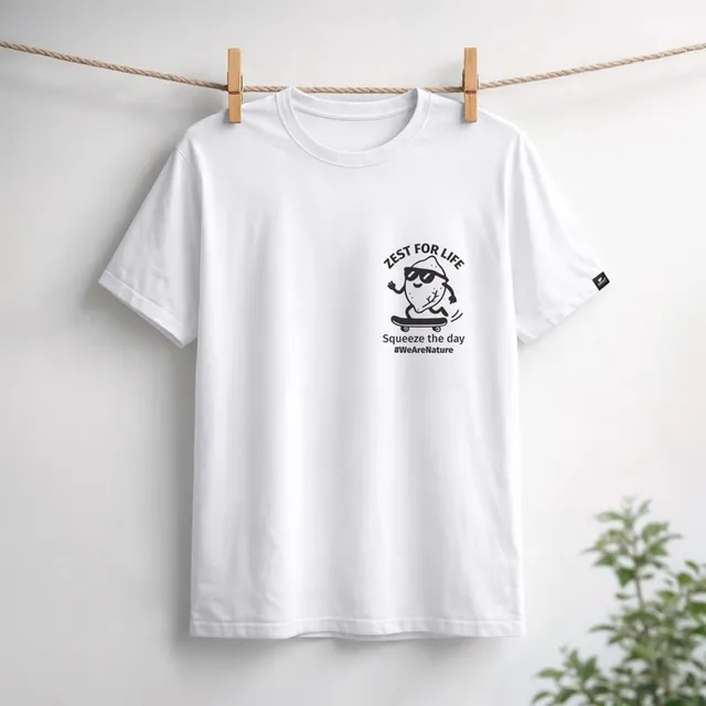 nature-s-finest-zest-for-life-squeeze-the-day-t-shirt-spruch image 1