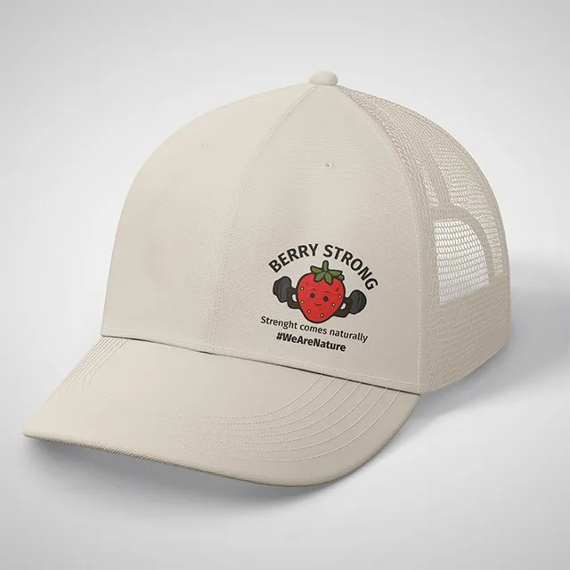 nature-s-finest-berry-strong-cap-basecap-kappe-mit-spruch image 1