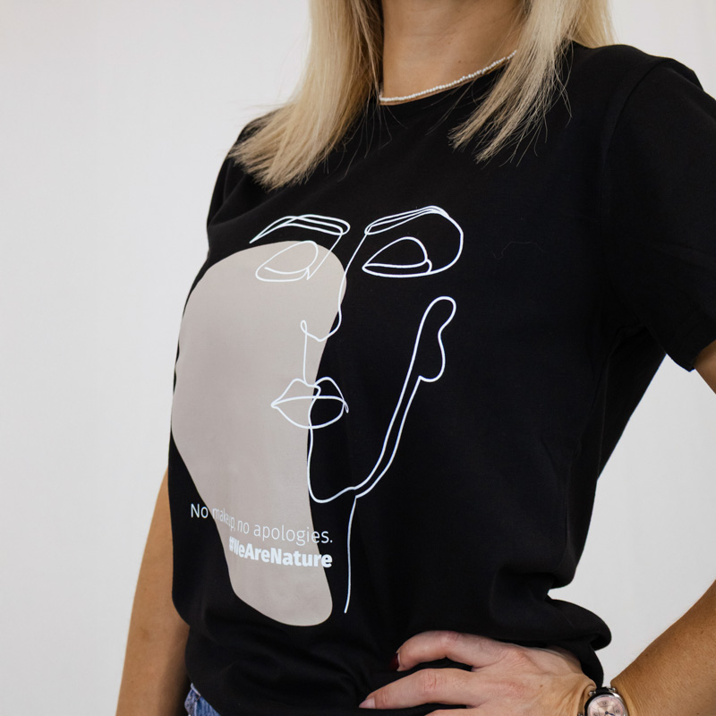 nature-s-finest-no-makeup-no-apologies-t-shirt-spruch image 2