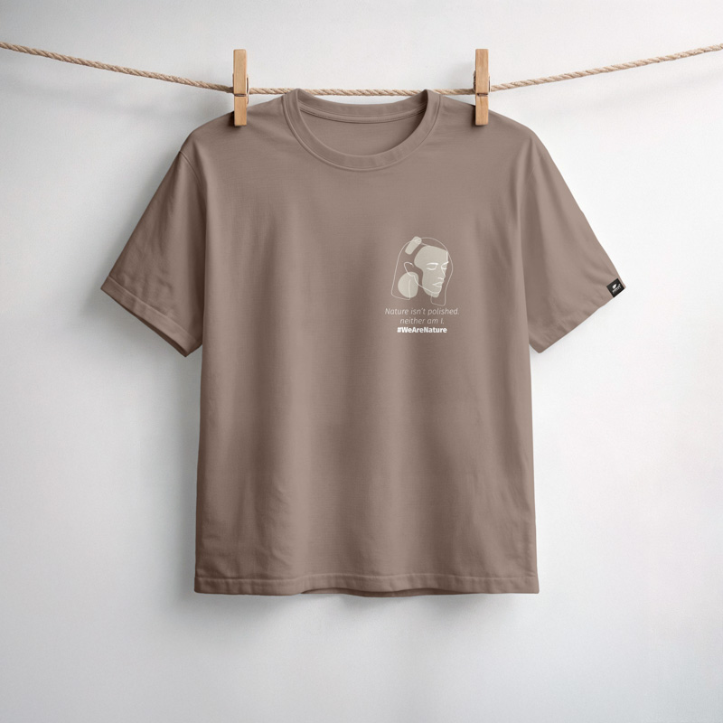 nature-s-finest-nature-isn-t-polished-t-shirt-damen-wei image 8