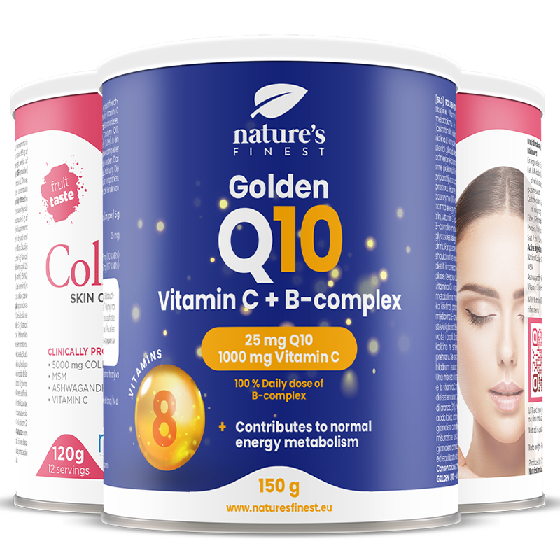 nature-s-finest-collagen-skincare-pulver-erdbeere-q10-3er-set image 1