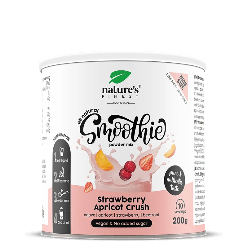 nature-s-finest-smoothie-powder-erdbeer-aprikose-pulver-vegan image 1