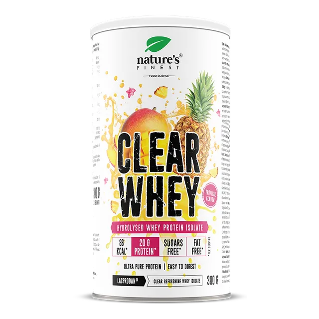 nature-s-finest-clear-whey-isolate-protein-pulver-mango-300-g image 1