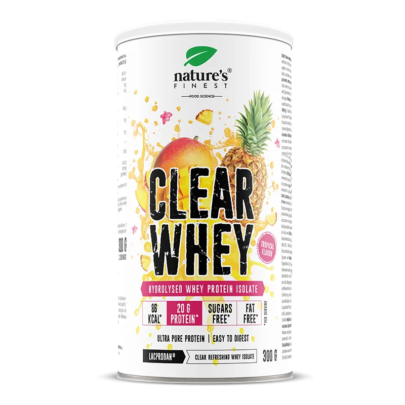 nature-s-finest-clear-whey-isolate-protein-pulver-mango-300-g image 1