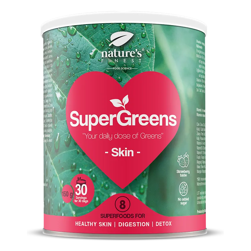 nature-s-finest-supergreens-skin-pulver-haut-biotin-drink image 1