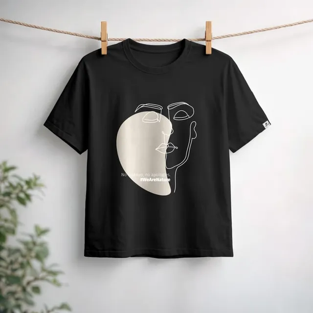 nature-s-finest-no-makeup-no-apologies-t-shirt-spruch image 1
