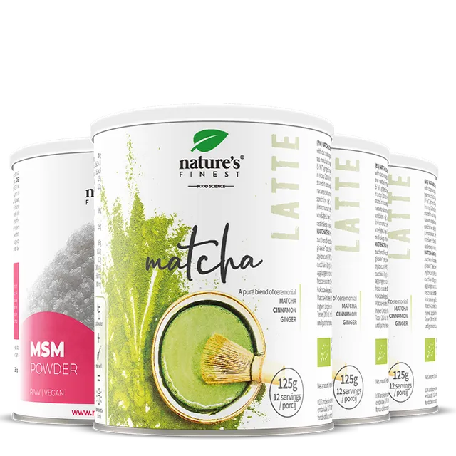 nature-s-finest-matcha-chai-latte-pulver-msm-paket-energie image 1