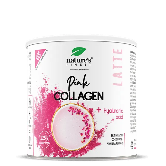 nature-s-finest-pink-latte-collagen-pulver-erdbeere-f-r-haut image 1