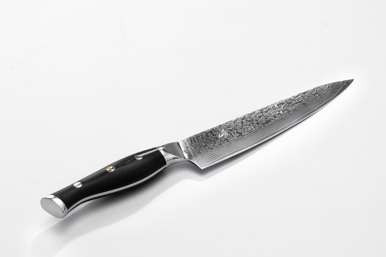 helia-smoker-chef-messer-damaststahl-20cm-g10-k-chenmesser image 4