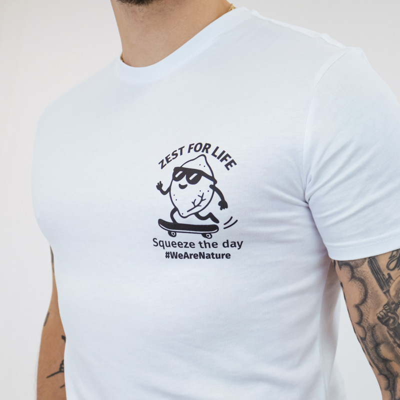 nature-s-finest-zest-for-life-squeeze-the-day-t-shirt-spruch image 2