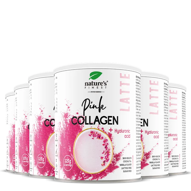 nature-s-finest-pink-latte-collagen-pulver-erdbeere-gro-paket image 1