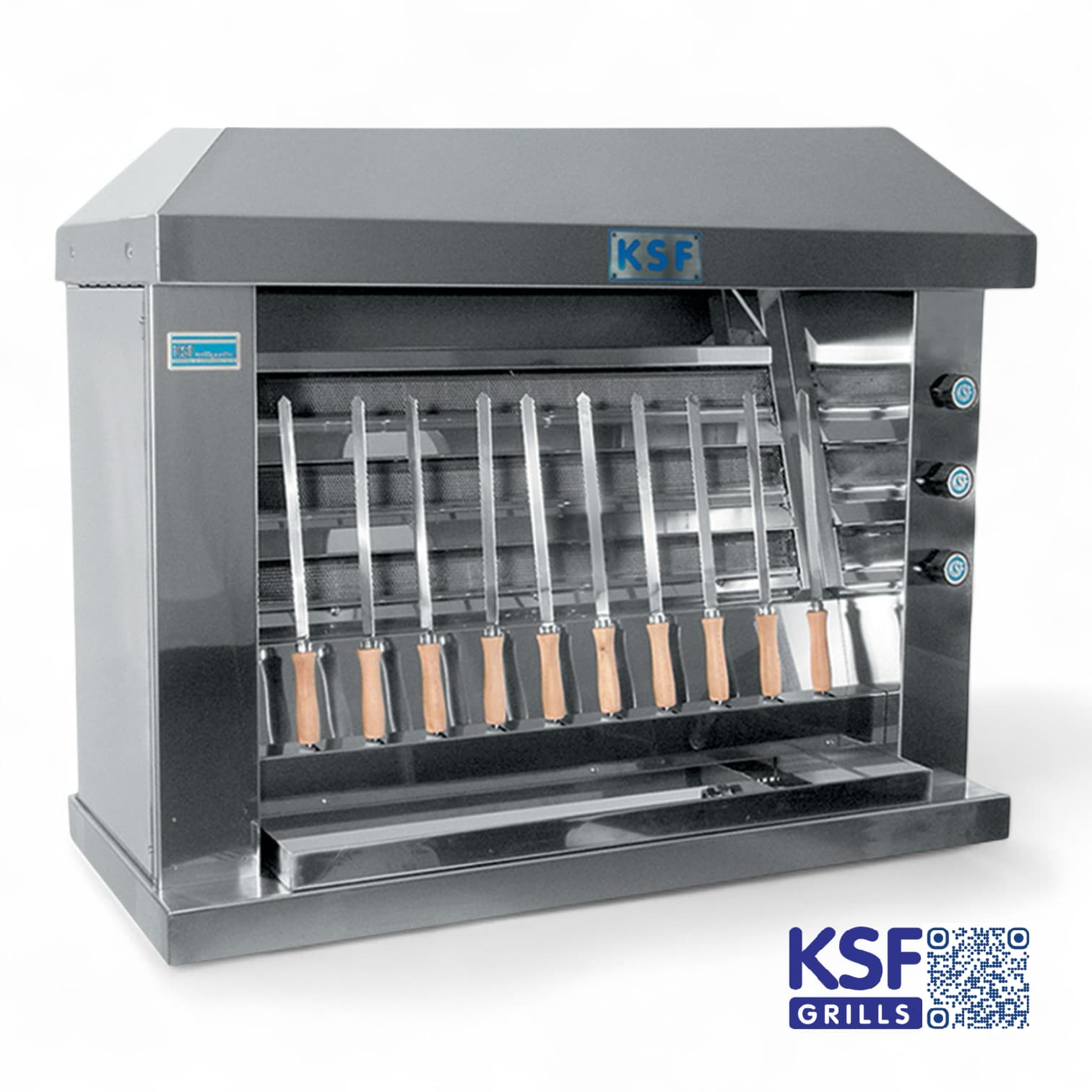 ksf-capri-grill-profi-drehspie-grill-gastronomie-edelstahl-grillger-t image 1