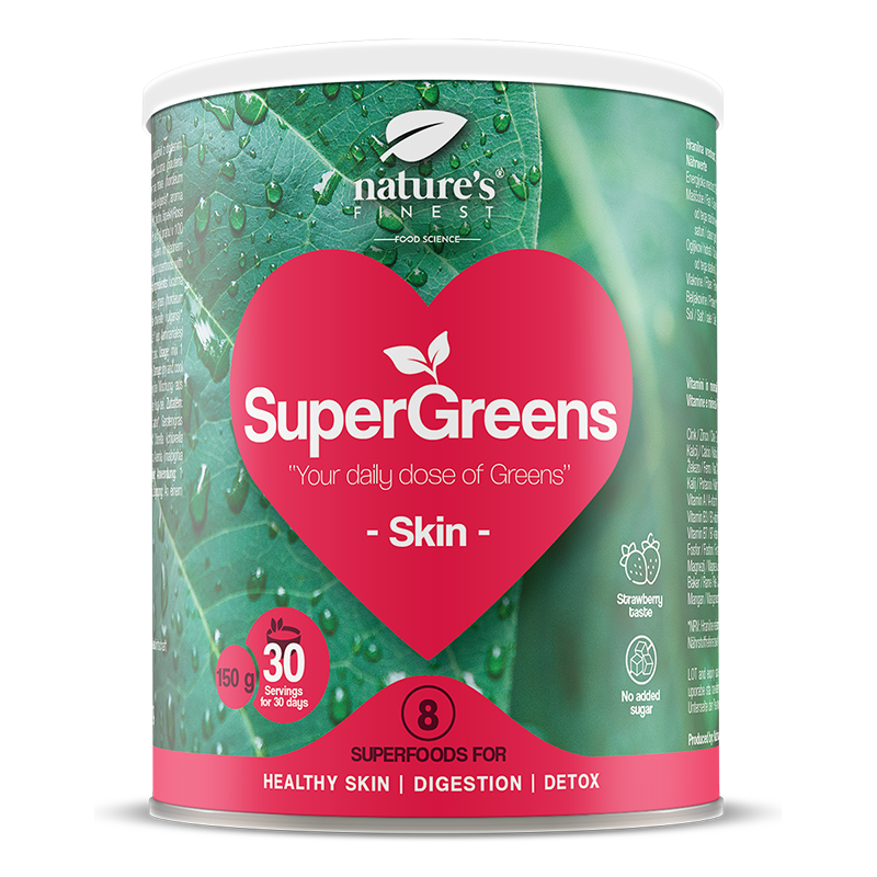 nature-s-finest-supergreens-skin-pulver-haut-biotin-drink image 1