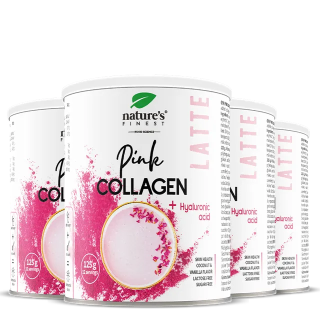 nature-s-finest-pink-latte-collagen-pulver-erdbeere-paket image 1