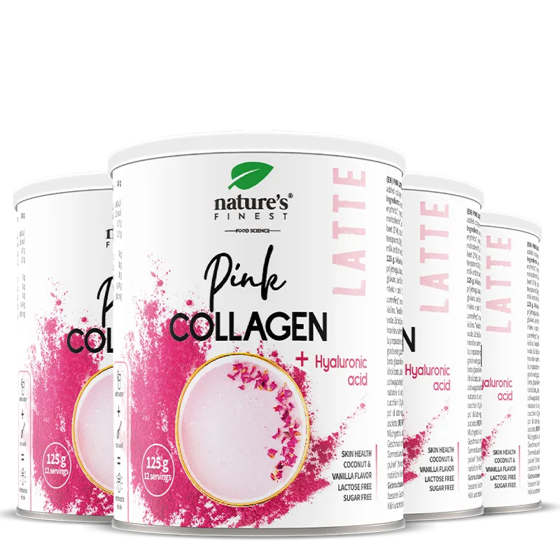 nature-s-finest-pink-latte-collagen-pulver-erdbeere-paket image 1