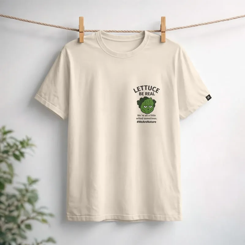 nature-s-finest-lettuce-be-real-t-shirt-baumwolle image 1