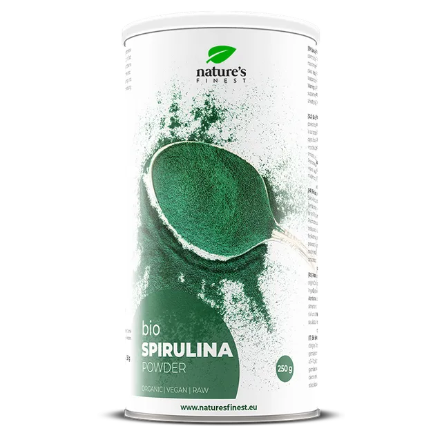 nature-s-finest-superfoods-spirulina-pulver-bio-250g image 1