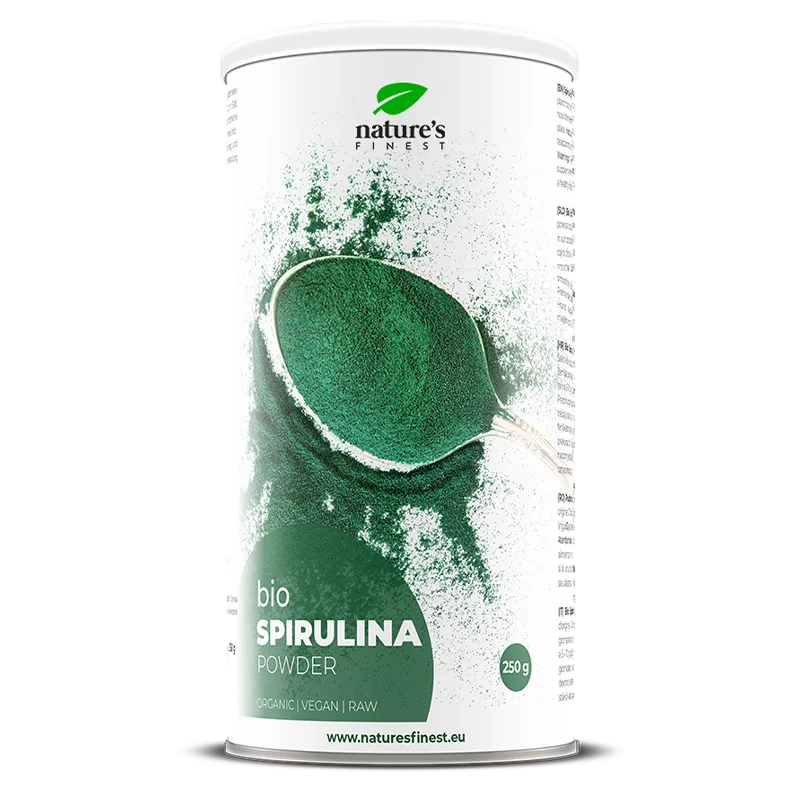 nature-s-finest-superfoods-spirulina-pulver-bio-250g image 1