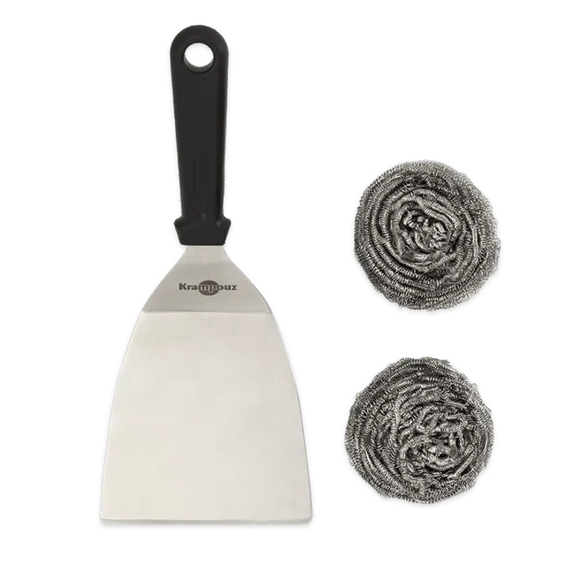 krampouz-akn1-reinigungsset-plancha-edelstahl-3-teilig image 1