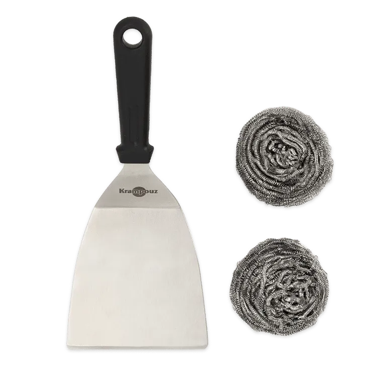 krampouz-akn1-reinigungsset-plancha-edelstahl-3-teilig image 1
