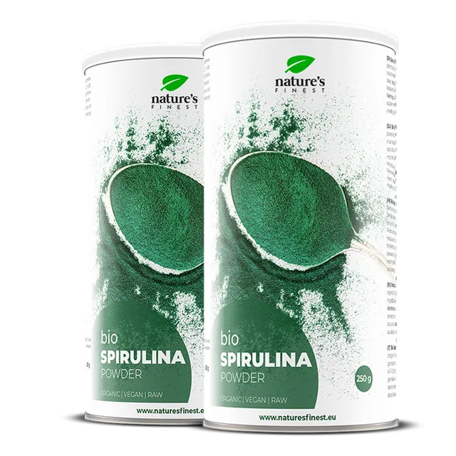 nature-s-finest-superfoods-spirulina-pulver-bio-250g-bundle-proteinreich image 1