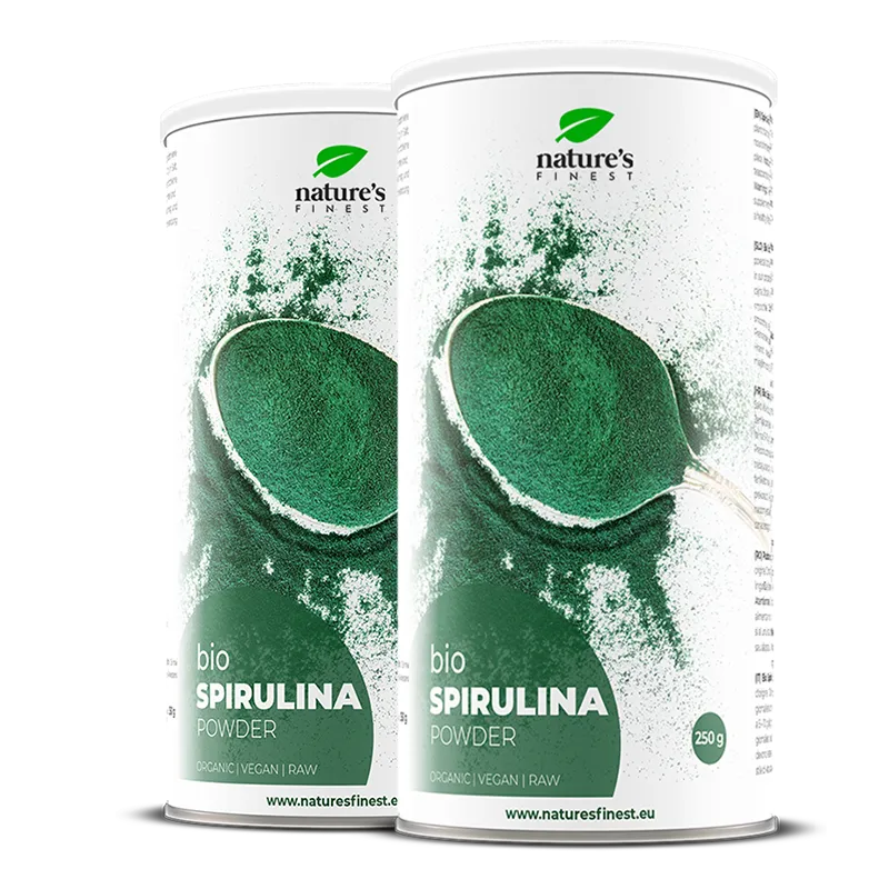 nature-s-finest-superfoods-spirulina-pulver-bio-250g-bundle-proteinreich image 1