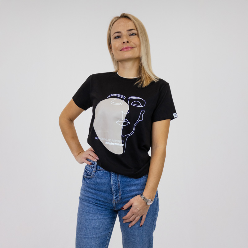 nature-s-finest-no-makeup-no-apologies-t-shirt-spruch image 4