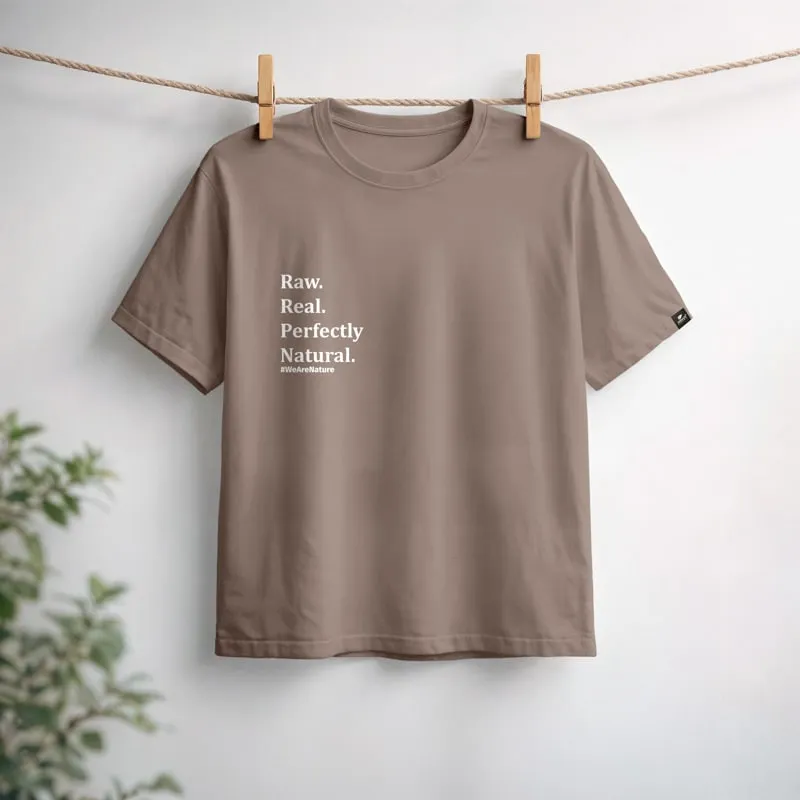 nature-s-finest-raw-real-perfectly-natural-t-shirt-natur image 1