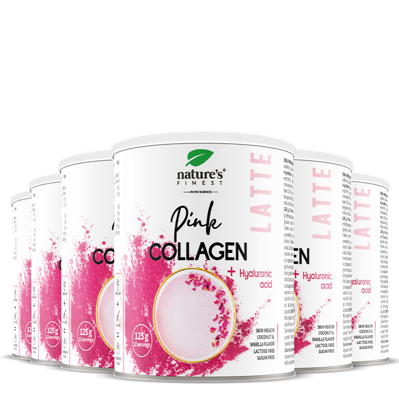 nature-s-finest-pink-latte-collagen-pulver-erdbeere-gro-paket image 1