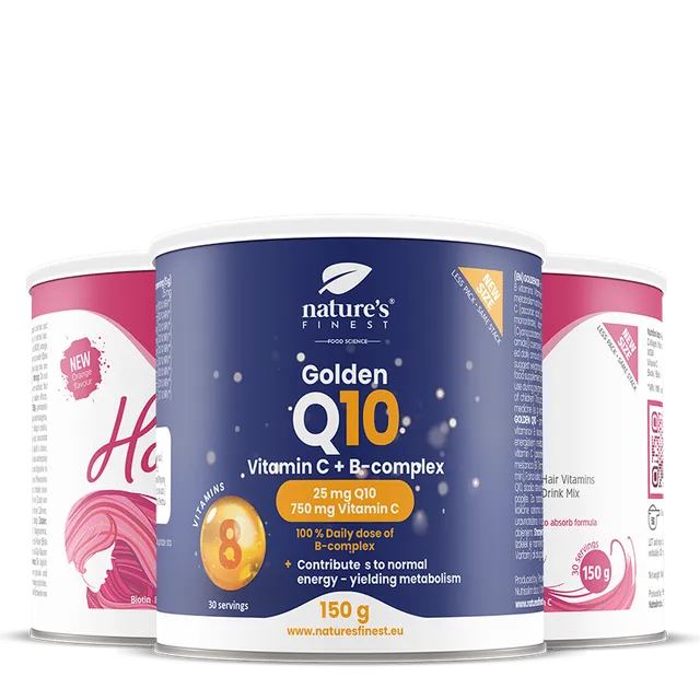 nature-s-finest-hair-vitamins-golden-q10-kapseln-set-haut-haare image 1