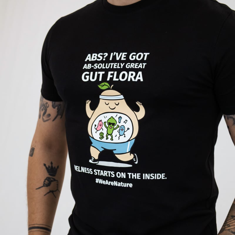nature-s-finest-gut-flora-t-shirt-wei-lustiger-spruch image 2
