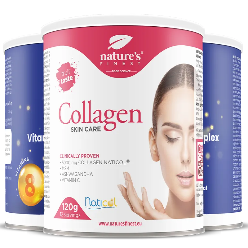 nature-s-finest-collagen-skincare-kollagenpulver-erdbeere-q10-3er-set image 1